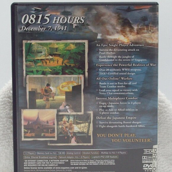 Sony Playstation 2 PS2 Medal of Honor Rising Sun EA Games Video Game - Picture 6 of 16